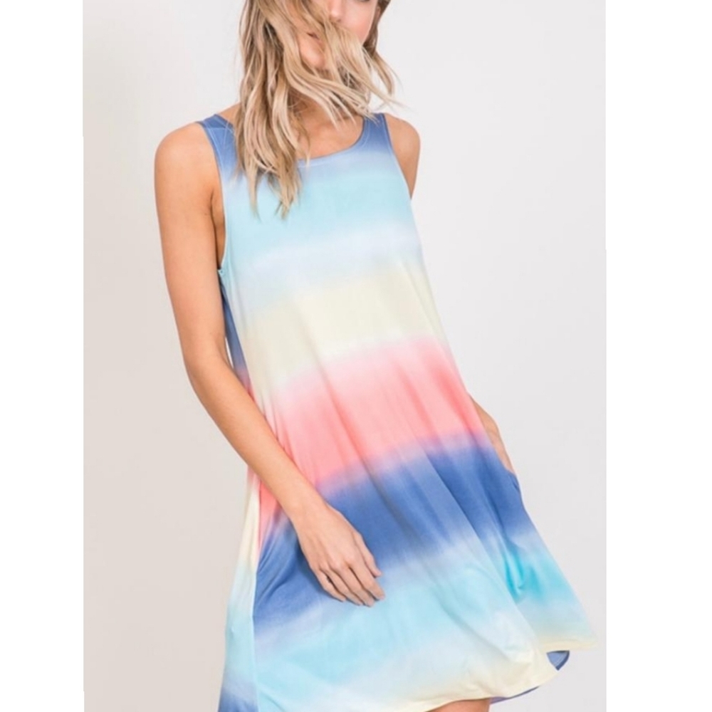 Casual summer dress- blue